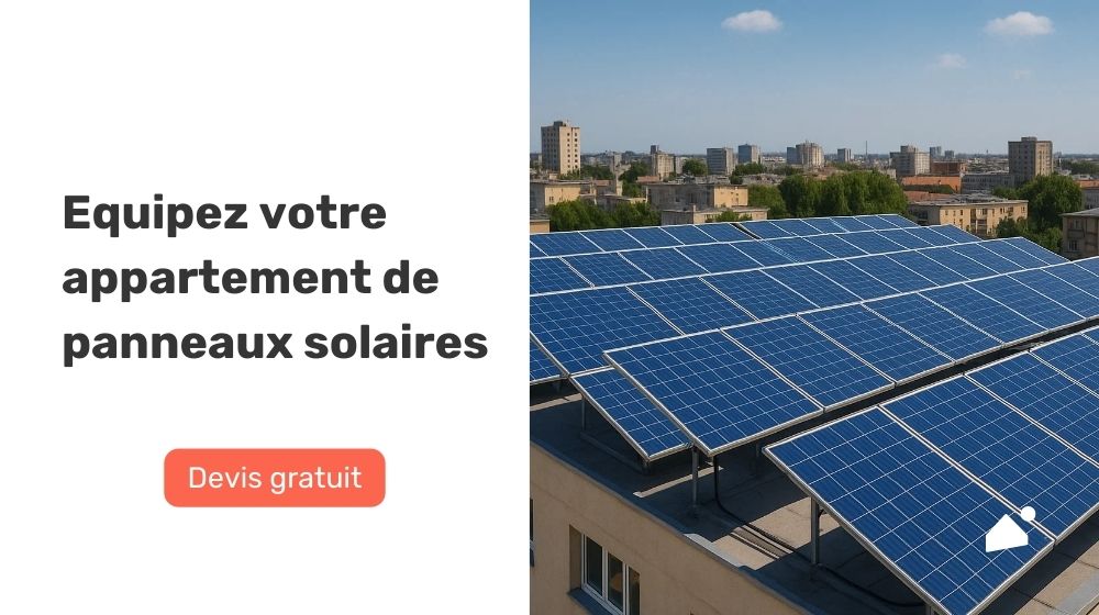 Panneaux photovoltaïques appartement autoconsommation individuelle collective devis gratuit